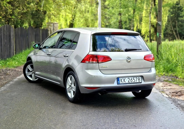 Volkswagen Golf cena 42800 przebieg: 158000, rok produkcji 2013 z Kraków małe 742